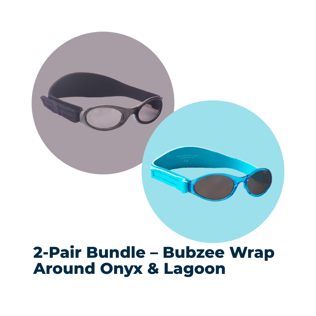 2-Pair Bundle – Bubzee Wrap Around Onyx & Lagoon