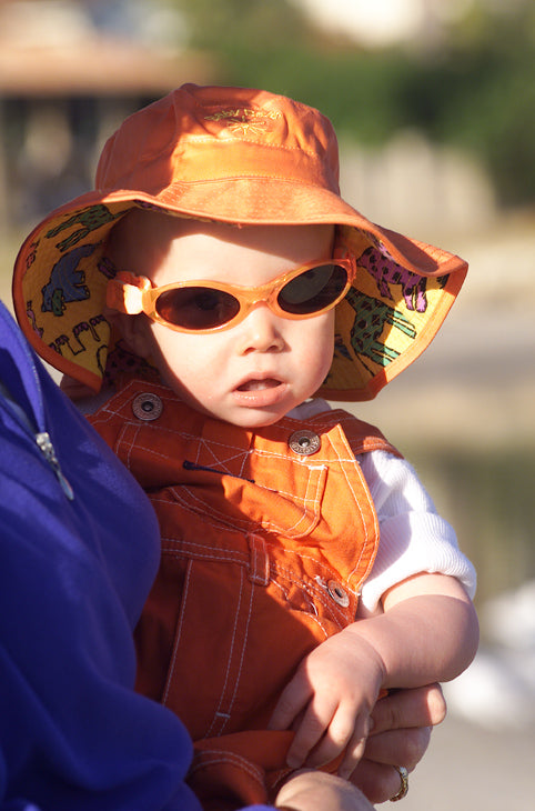 Mix and Match Kids Wrap Around Sunglasses and Bucket Hat Combo Gift Set