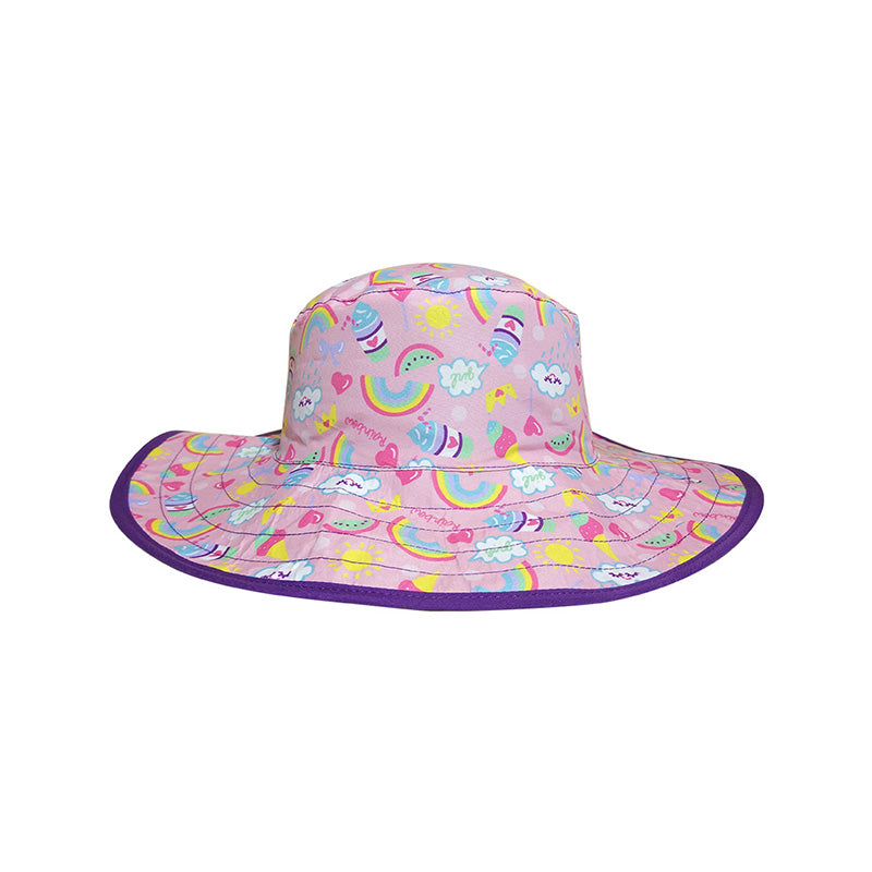 Mix and Match Kids Wrap Around Sunglasses and Bucket Hat Combo Gift Set
