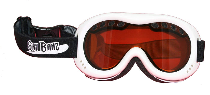 Kids Anti-Fog UV Ski Goggles in white