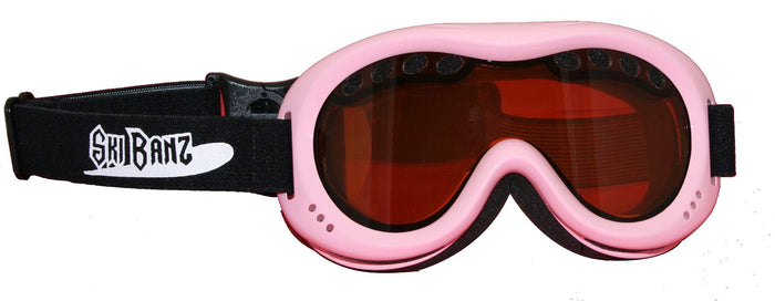 Kids Anti-Fog UV Ski Goggles in pink