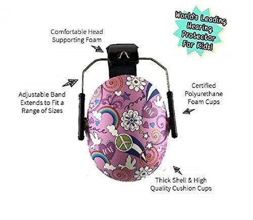 BANZ Hearing Protection Kids Earmuffs - Prints