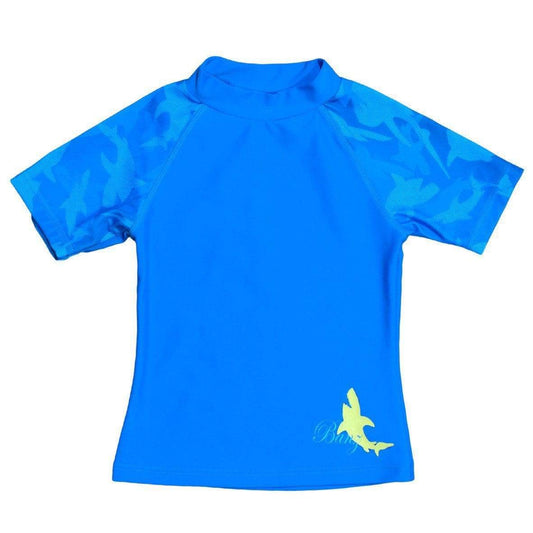 BANZ Rashguards Boys 2-6 Short Sleeve Rashguards 2 / Fin Frenzy Blue