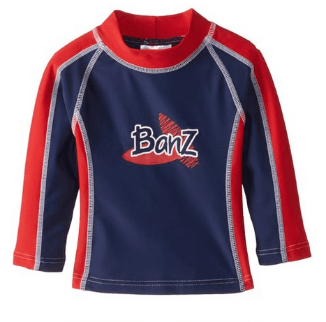 BANZ Rashguards Boys 2-6 Long Sleeve Rashguards 2 / Navy-Red