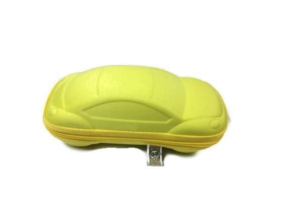 BANZ Sunglasses Case Children's Sunglass Case Yellow Car
