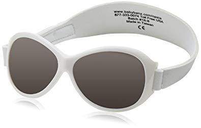 BANZ Sunglasses Baby Sunglasses - Retro Wrap Around Ivory