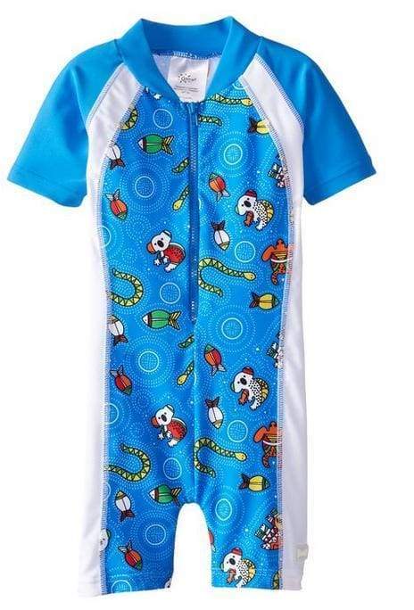 BANZ Swimsuit Toddler 2/2T/3 One Piece UV Swimsuit 2 / Coolgardie Blue