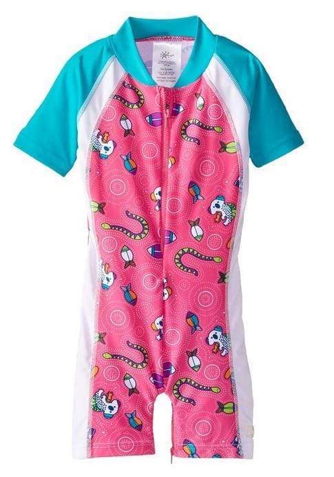 BANZ Swimsuit Toddler 2/2T/3 One Piece UV Swimsuit 2 / Coolgardie Blue
