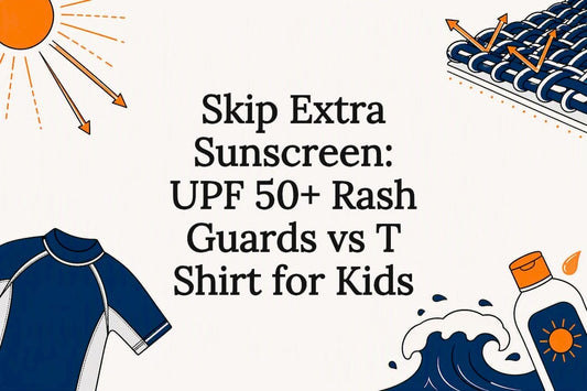UPF rash guard versus T-shirt title card