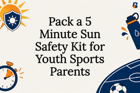 Youth sports sun safety title card