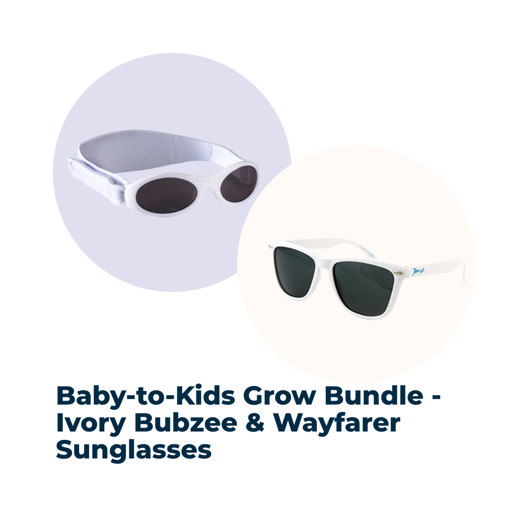 Baby-to-Kids Grow Bundle - Ivory Bubzee & Wayfarer Sunglasses