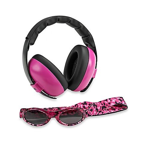 Baby Hearing Protection Earmuffs & Wrap Around Sunglasses Combo Set