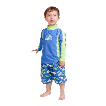 Rashguards de manga larga para niños de 2 a 6 años