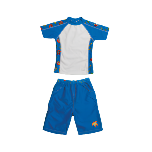 Conjunto de lycra de manga corta para niños 2