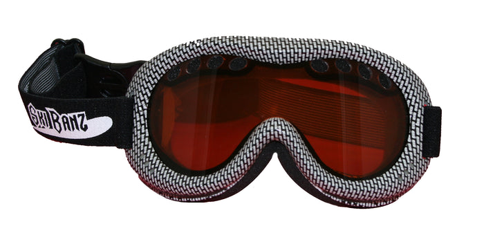 Kids Anti-Fog UV Ski Goggles in black