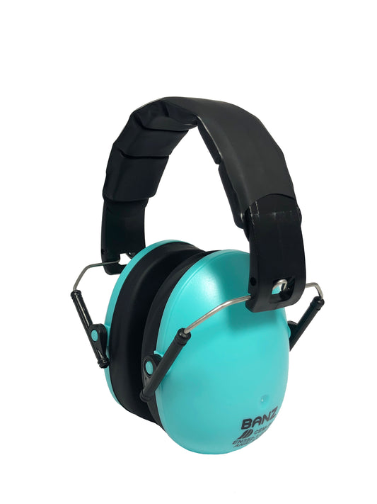 BANZ kids earmuff ZeeCase in Orange storage case for hearing protection