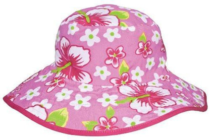 BANZ Combo gift set Toddler Sun Hat and Sunglasses Gift Set Toddler 2-5 / Pink Floral