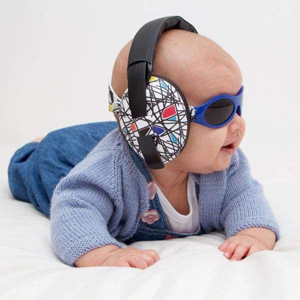 BANZ Hearing Protection Baby Earmuffs & Sunglasses Combo Set