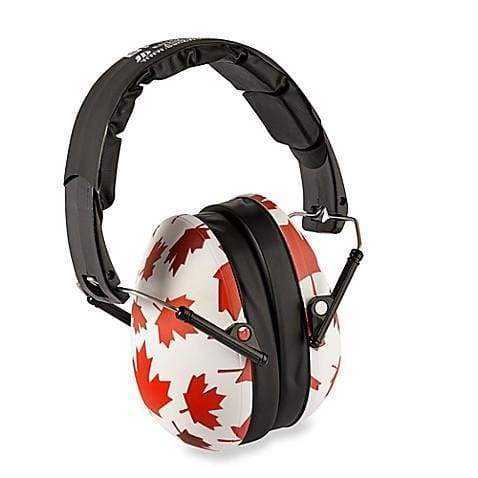 BANZ Hearing Protection Kids Earmuffs - Prints Canada Maple Leaf