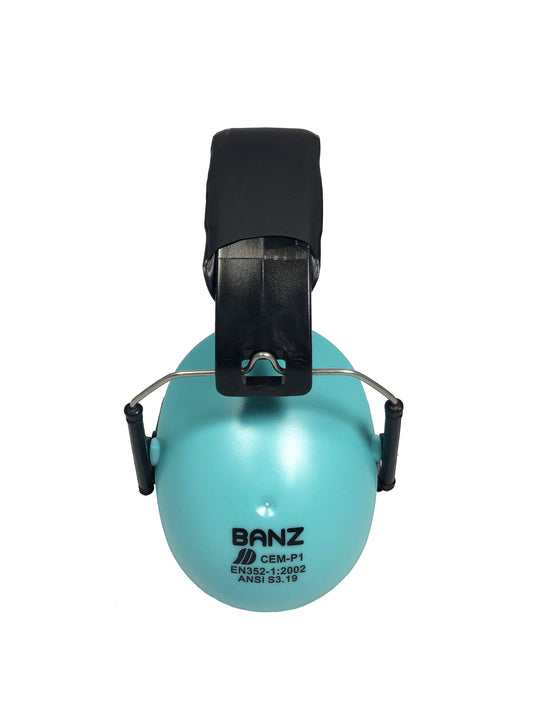 BANZ kids sensory earmuffs in Black with NRR 26 dB passive hearing protection