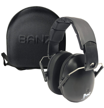 BANZ Hearing Protection Kids Earmuffs with ZeeCase Onyx