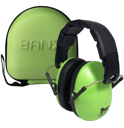 BANZ Hearing Protection Kids Earmuffs with ZeeCase Peridot