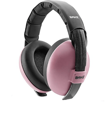 BANZ Hearing Protection Baby Earmuffs - Solids Petal Pink