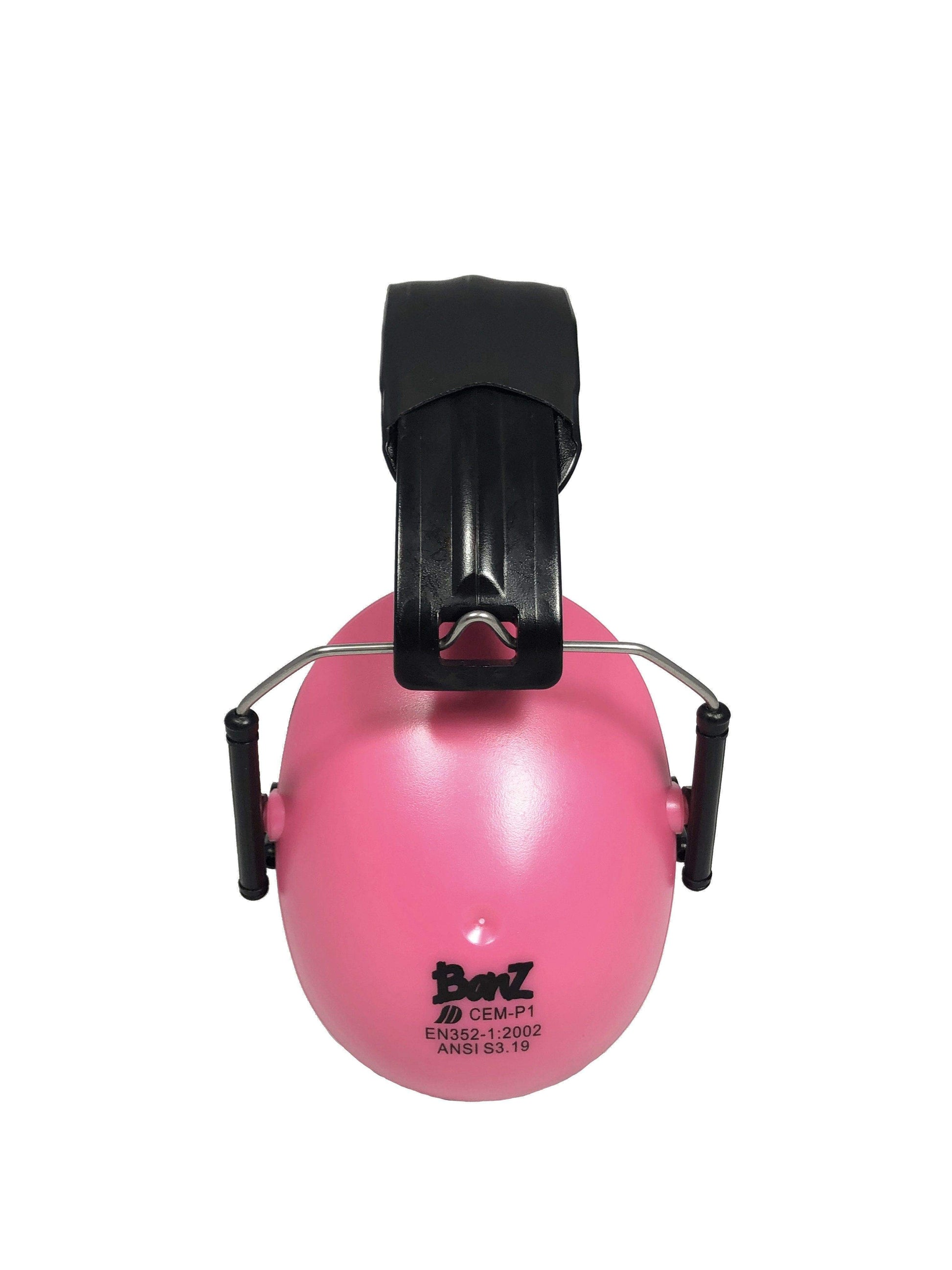 BANZ Hearing Protection Kids Earmuffs - Solids Petal Pink