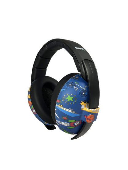 BANZ Hearing Protection Baby Earmuffs - Prints Transport