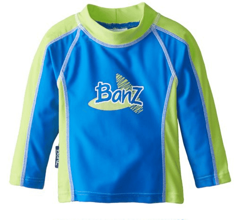 BANZ baby long sleeve rash guard 00 / Sun Blossom Stripe