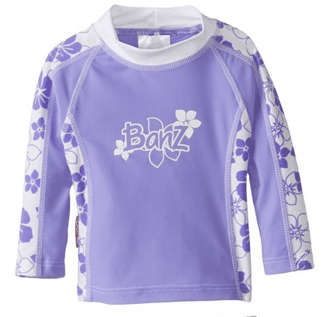 BANZ baby long sleeve rash guard 00 / Sun Blossom Stripe