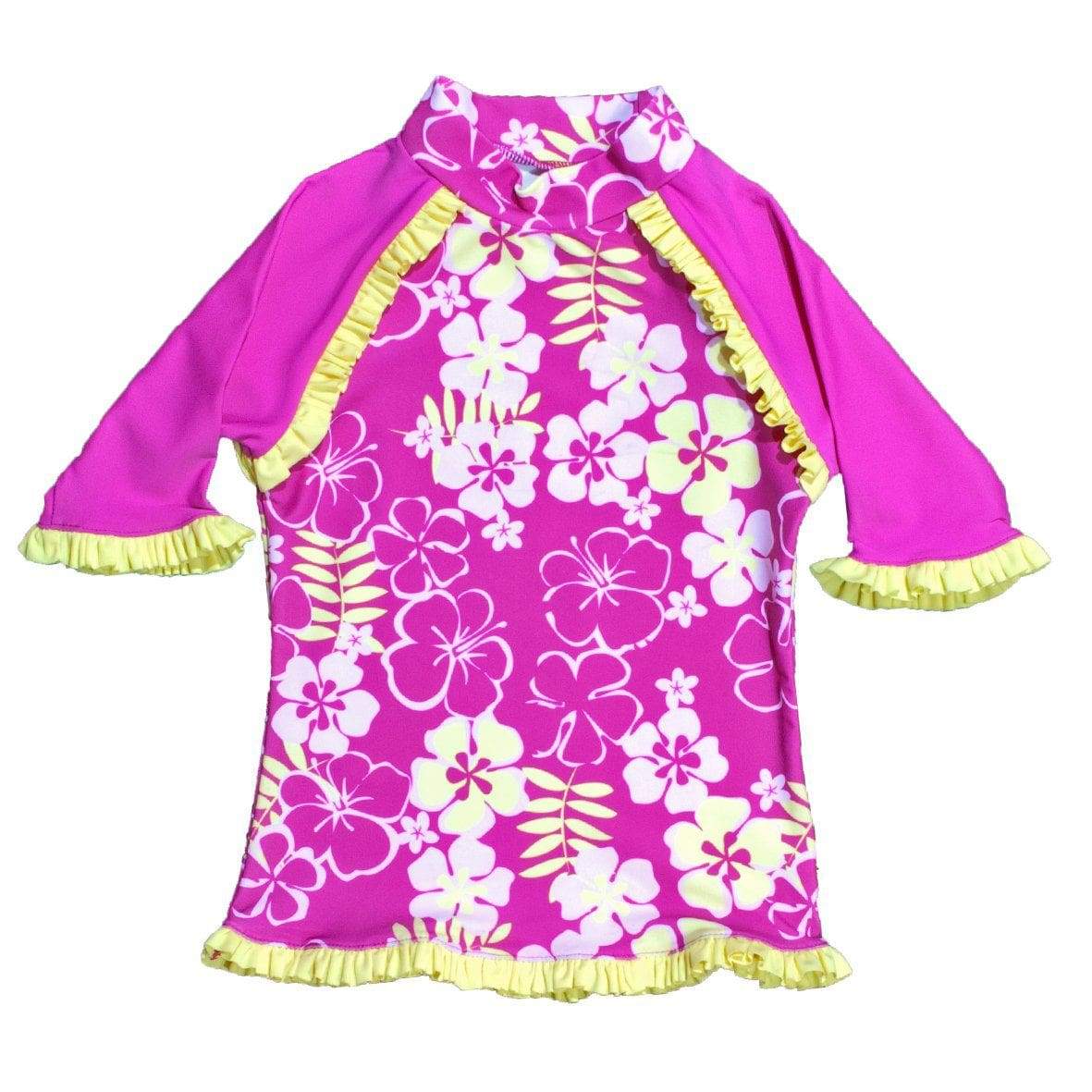 BANZ baby long sleeve rash guard 00 / Sun Blossom Stripe