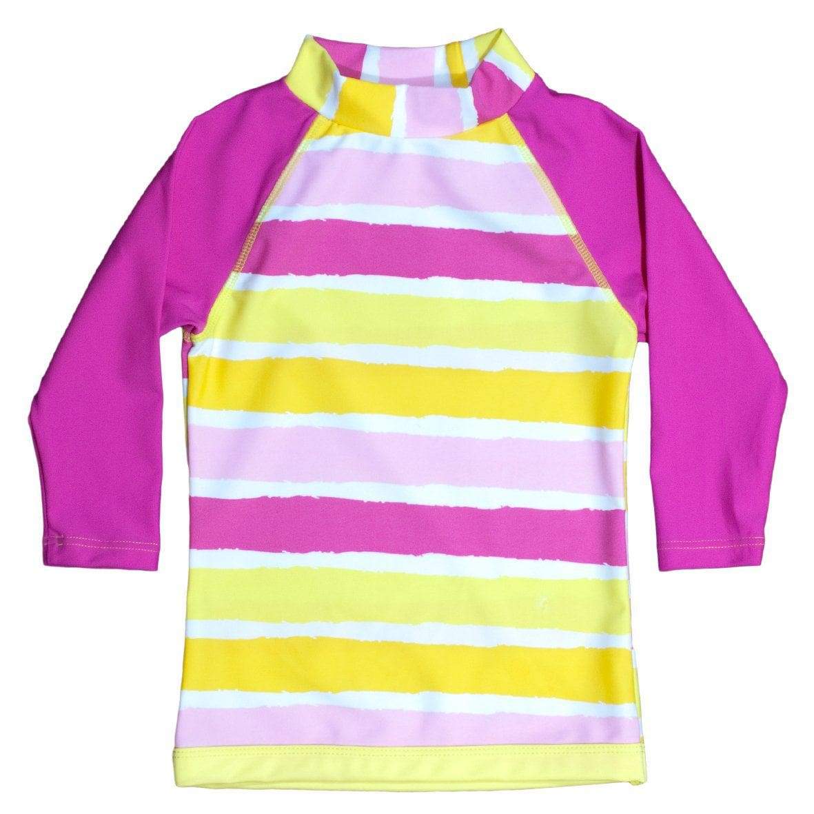 BANZ baby long sleeve rash guard 00 / Sun Blossom Stripe