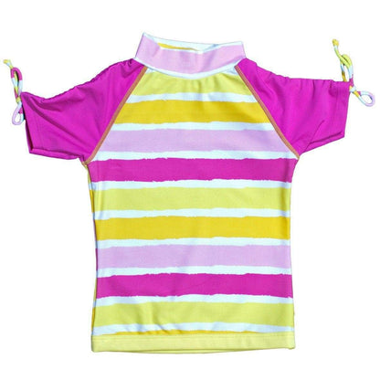 BANZ Rashguards Girls 2-6 Short Sleeve Rashguards 2 / Sun Blossom Stripe