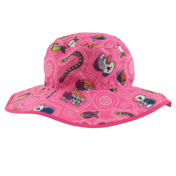 BANZ Sun Hat Baby Reversible Sun Hats (Retiring) Baby 0-24 mo / Coolgardie Pink