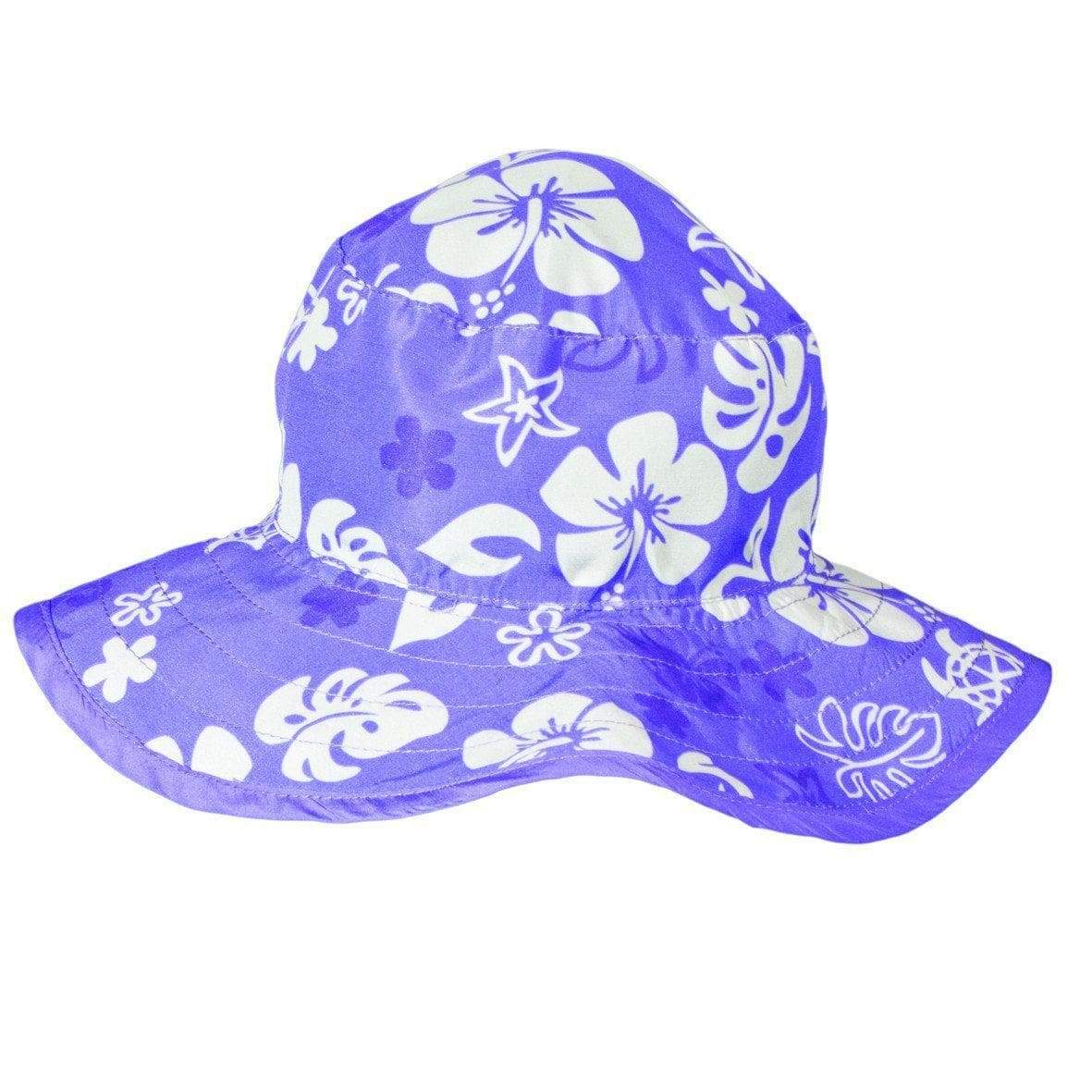 BANZ Sun Hat Baby Reversible Sun Hats (Retiring) Baby 0-24 mo / Purple Sea Turtle