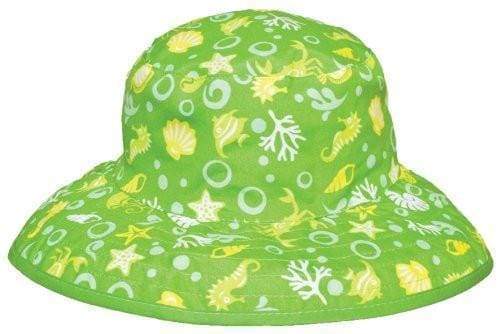 BANZ Sun Hat Baby Sun Hats - Reversible Patterns Green Tide / 0-2 years