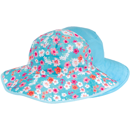 BANZ Sun Hat Baby Sun Hats - Reversible Patterns Petite Flower / 0-2 years