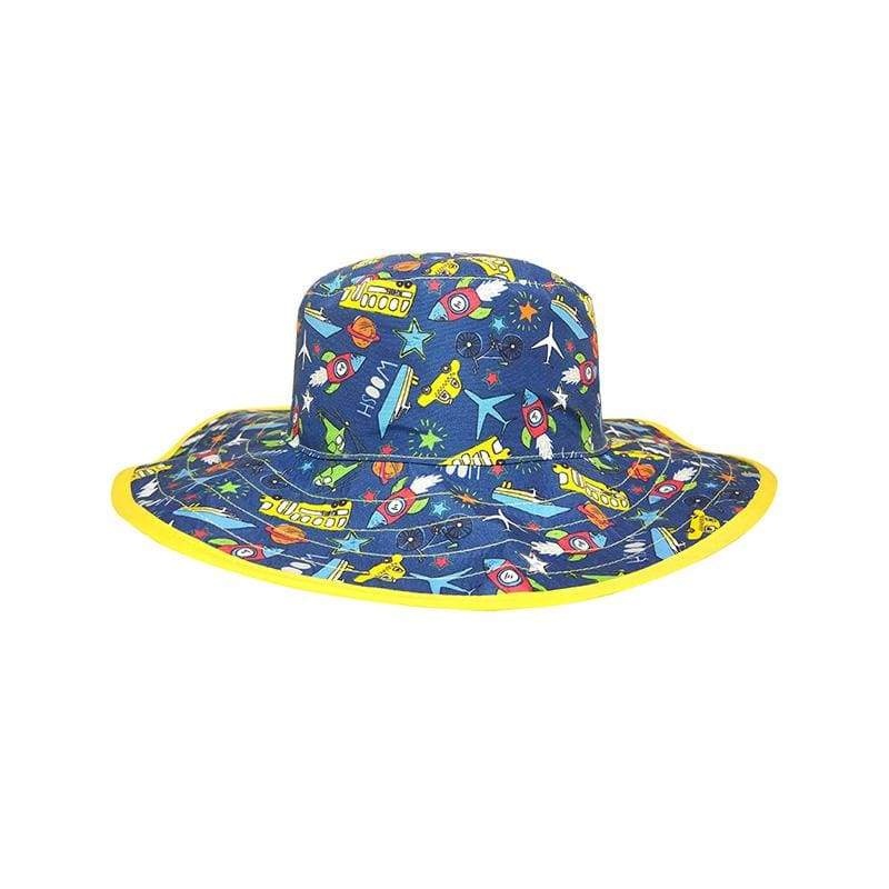 BANZ Sun Hat Childrens Sun Hats - Reversible Kawaii Designs Kids / Transport