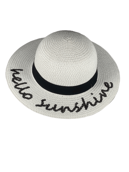 Hello Sunshine Beach Hat Big Hat For Women | Summer Sun Hat | Beach Hat UPF 50+  main image 4
