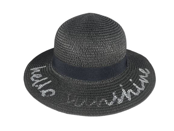 BANZ Sun Hat Hello Sunshine Sunhat Small / Black