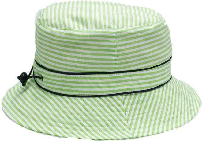 BANZ Sun Hat Childrens Sun Hats with Toggle Small / Green Stripe