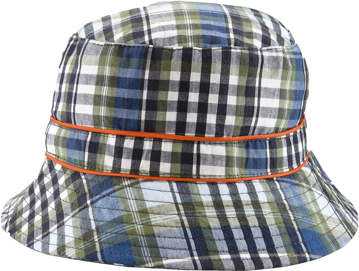 BANZ Sun Hat Childrens Sun Hats with Toggle Small / Navy Check