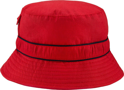 BANZ Sun Hat Childrens Sun Hats with Pocket Small / Red