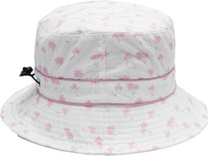 BANZ Sun Hat Childrens Sun Hats with Toggle Small / White Palm