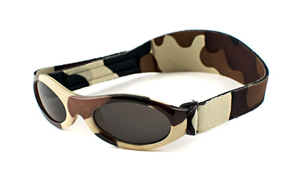 BANZ Sunglasses Toddler Sunglasses - Wrap Around (Retiring) Brown Camo / Kids