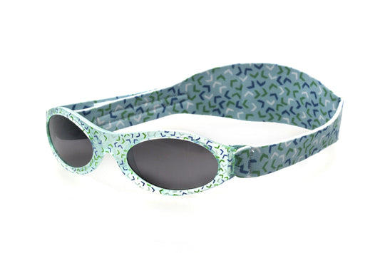 BANZ Sunglasses Baby Sunglasses - Bubzee Polarized Wrap Around Confetti Green