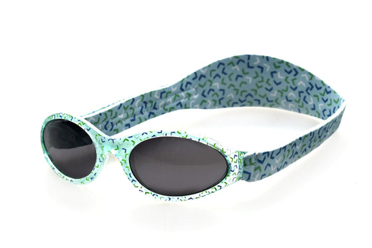 BANZ toddler wrap around sunglasses in Blue Tour with UV protection