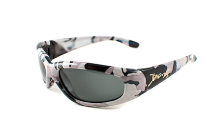 BANZ Sunglasses Boys Sunglasses - Wrap Style Patterns Grey Camo
