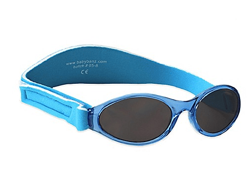 Baby BANZ wrap around sunglasses in Ivory with UV protection